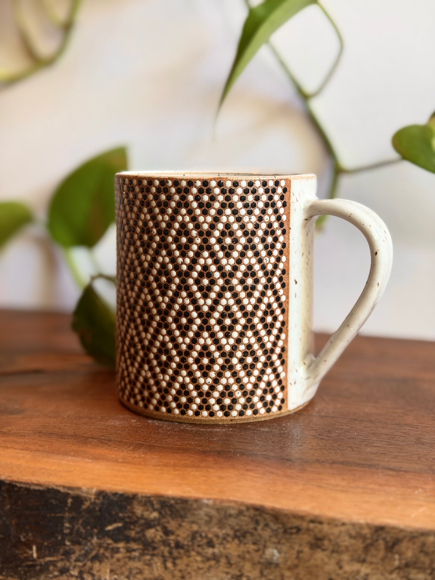 Hex Diamonds Tile Mug