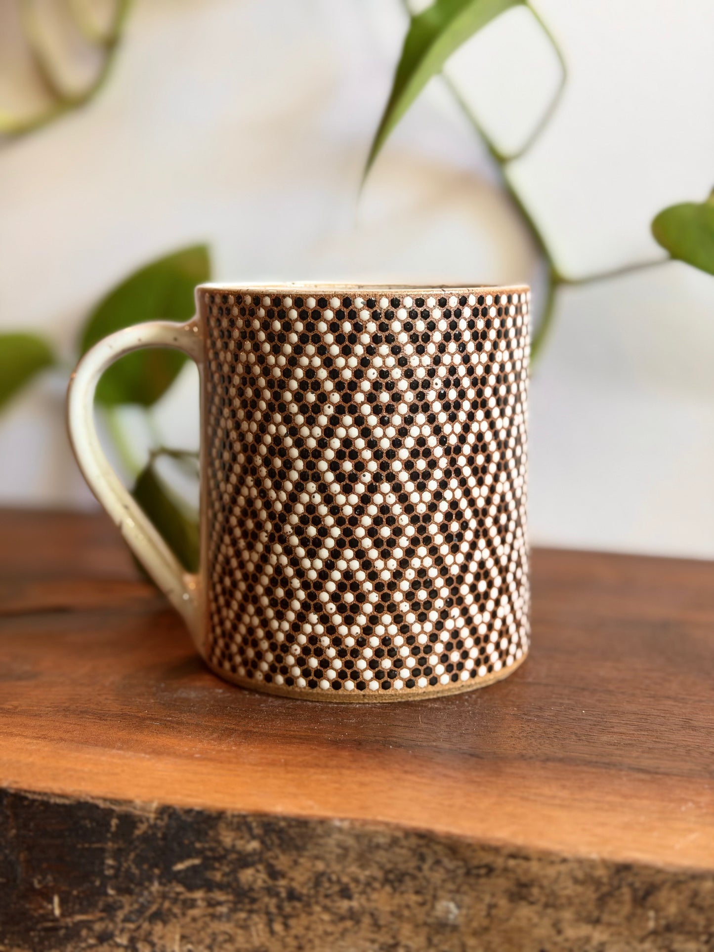 Hex Diamonds Tile Mug