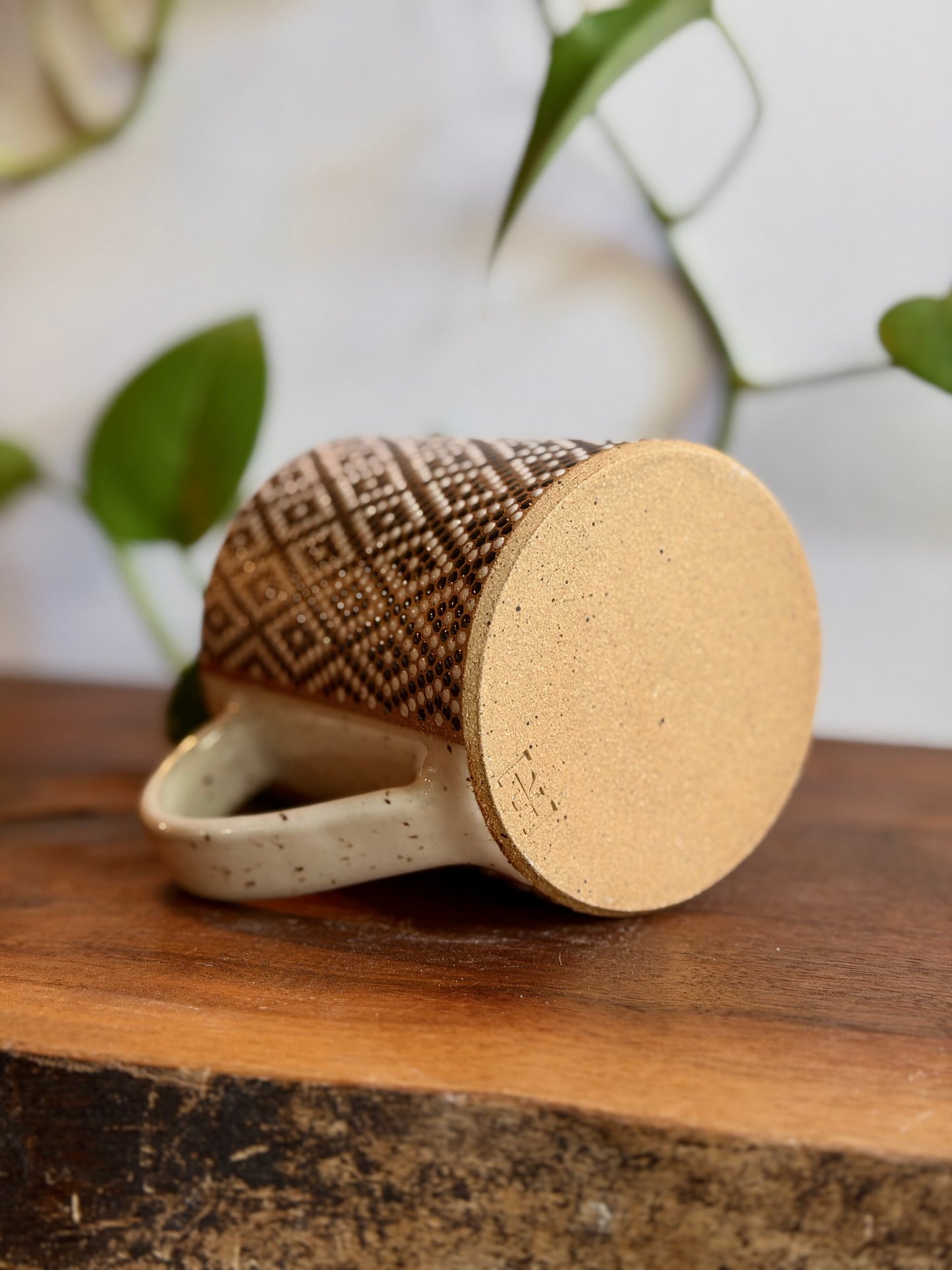 Hex Diamonds Tile Mug