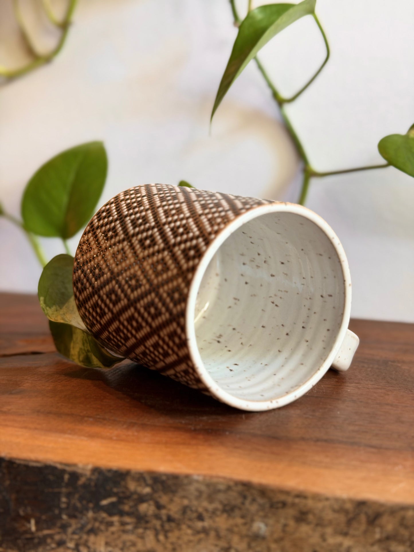 Hex Diamonds Tile Mug