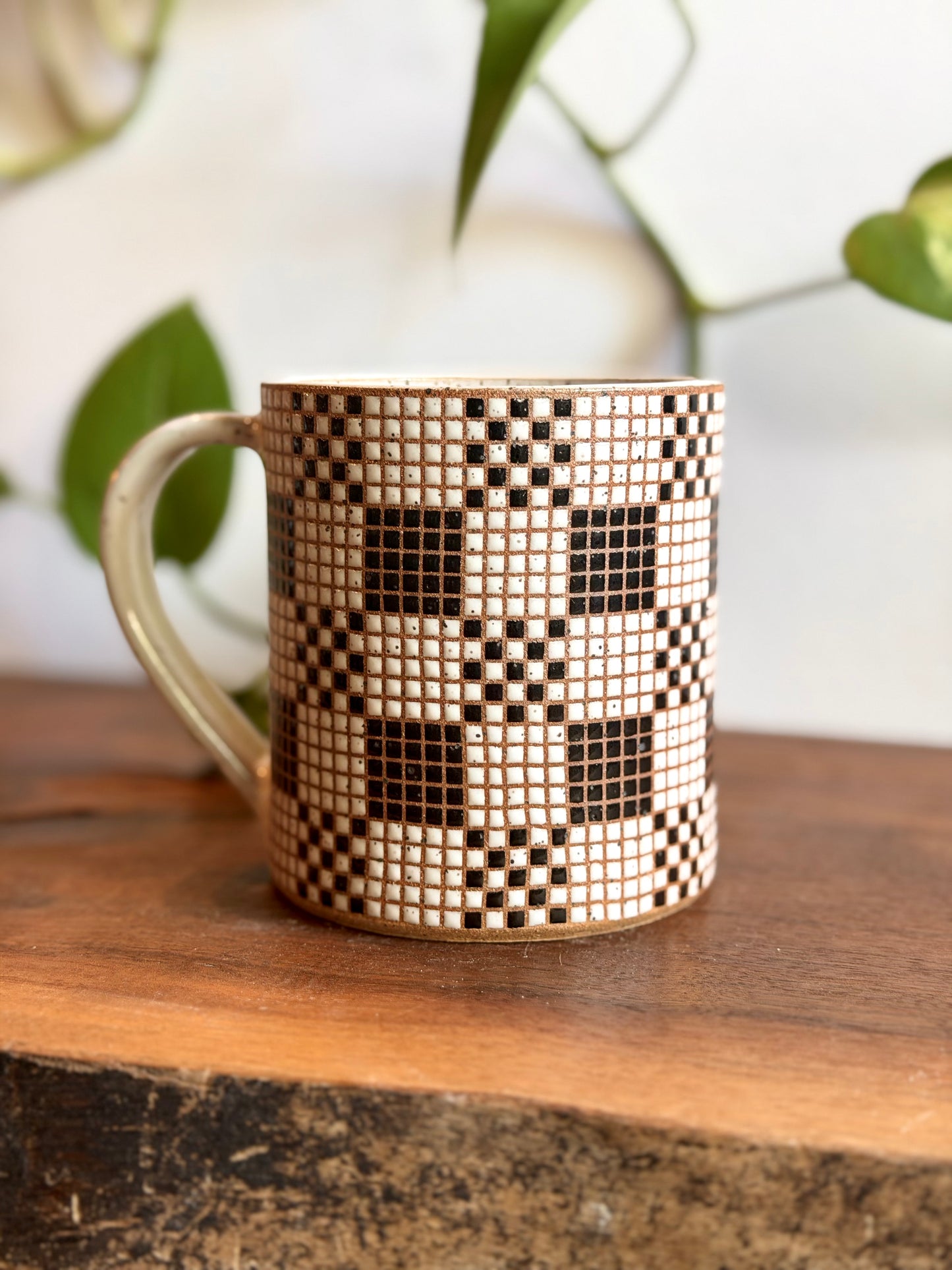 Checkerboard Tile Mug