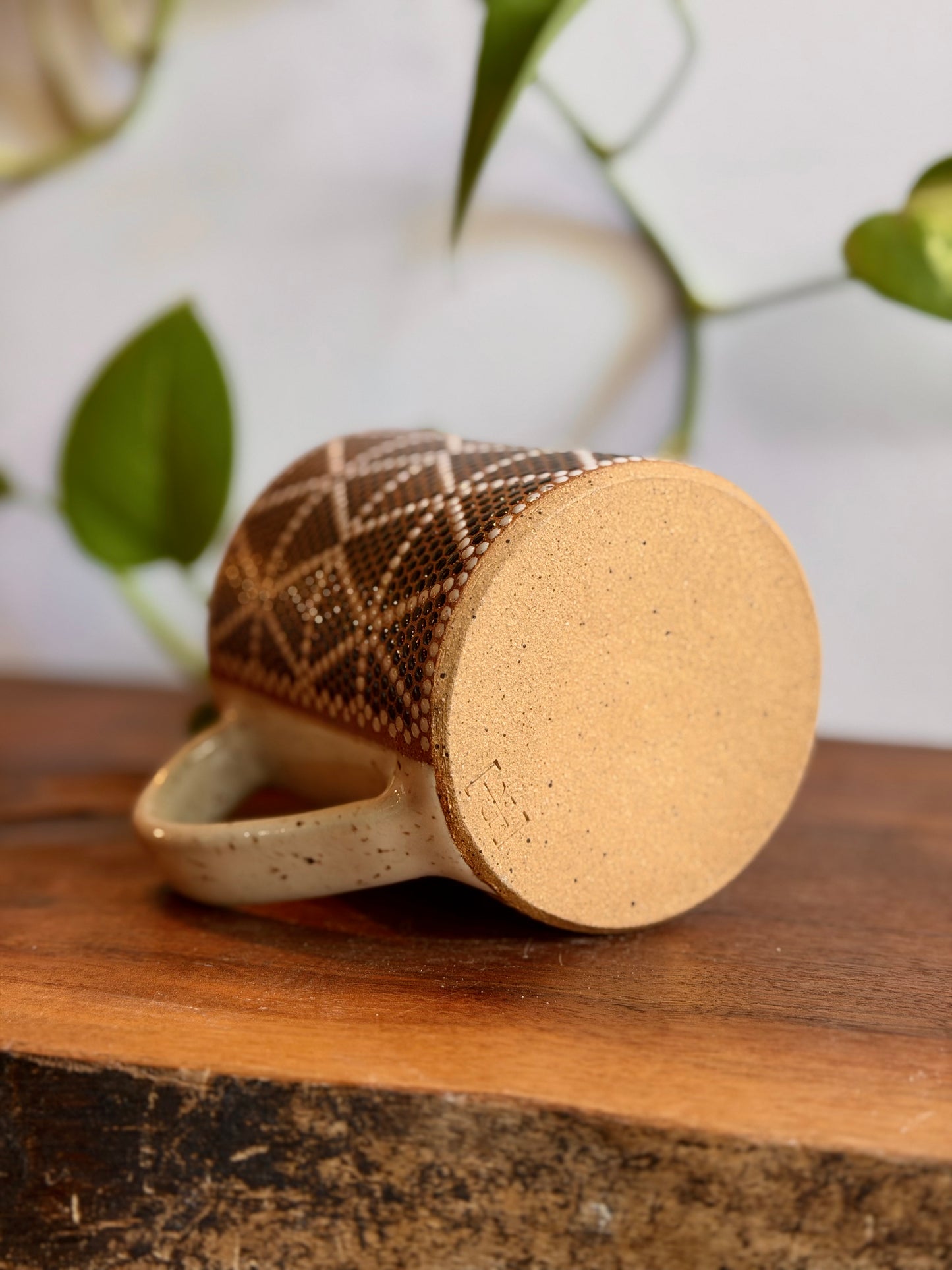 Hex Triangles Tile Mug