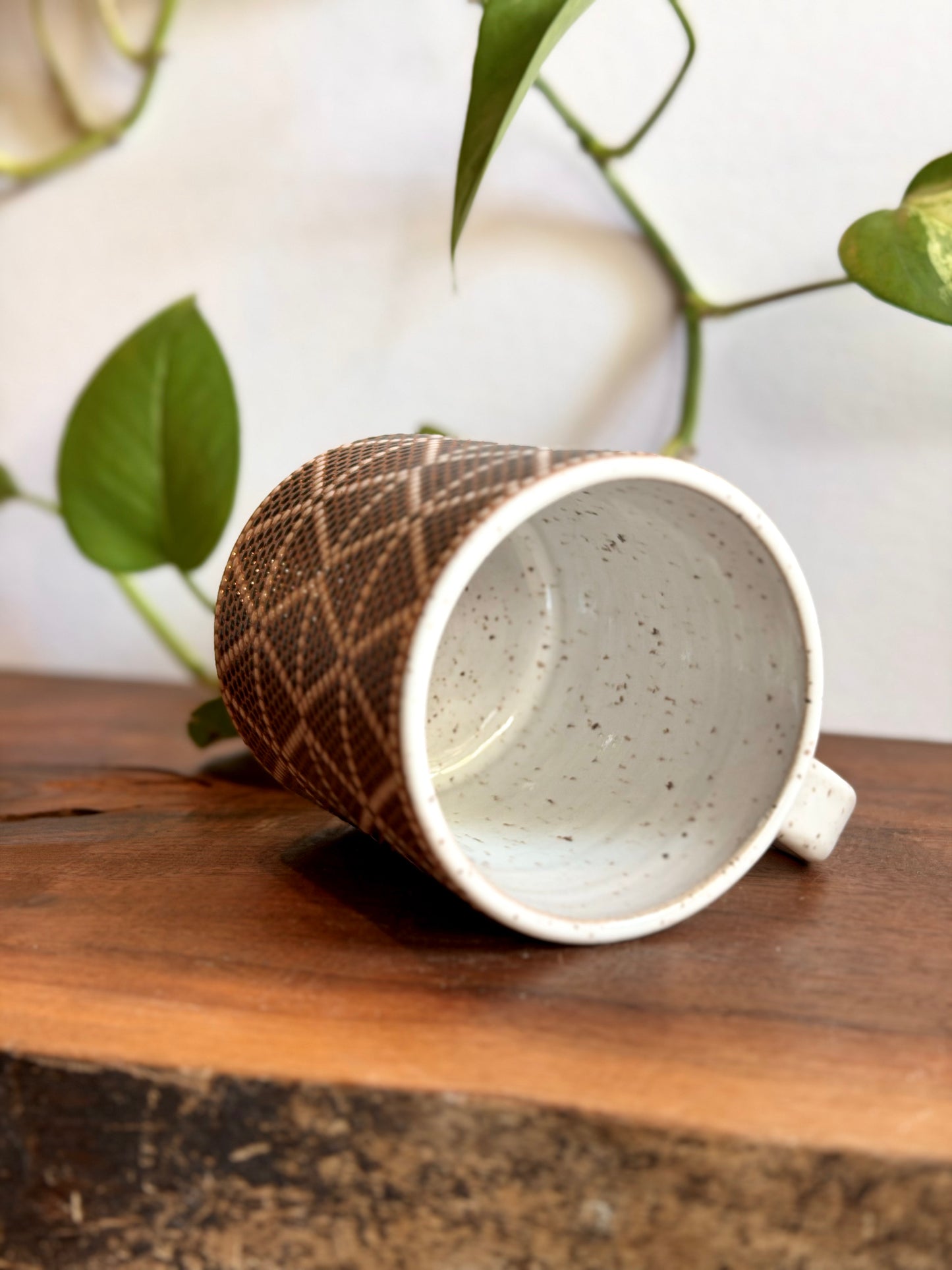 Hex Triangles Tile Mug
