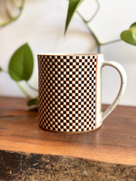 Mini Checkerboard Tile Mug