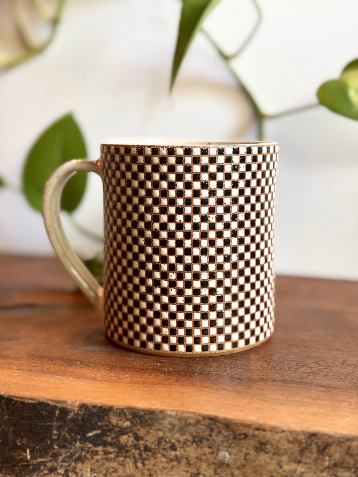 Mini Checkerboard Tile Mug