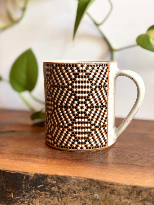 Hex Kaleidoscope Tile Mug