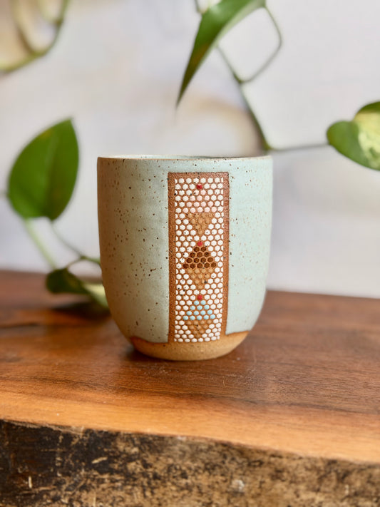 Matte Light Blue Ice Cream Tumbler