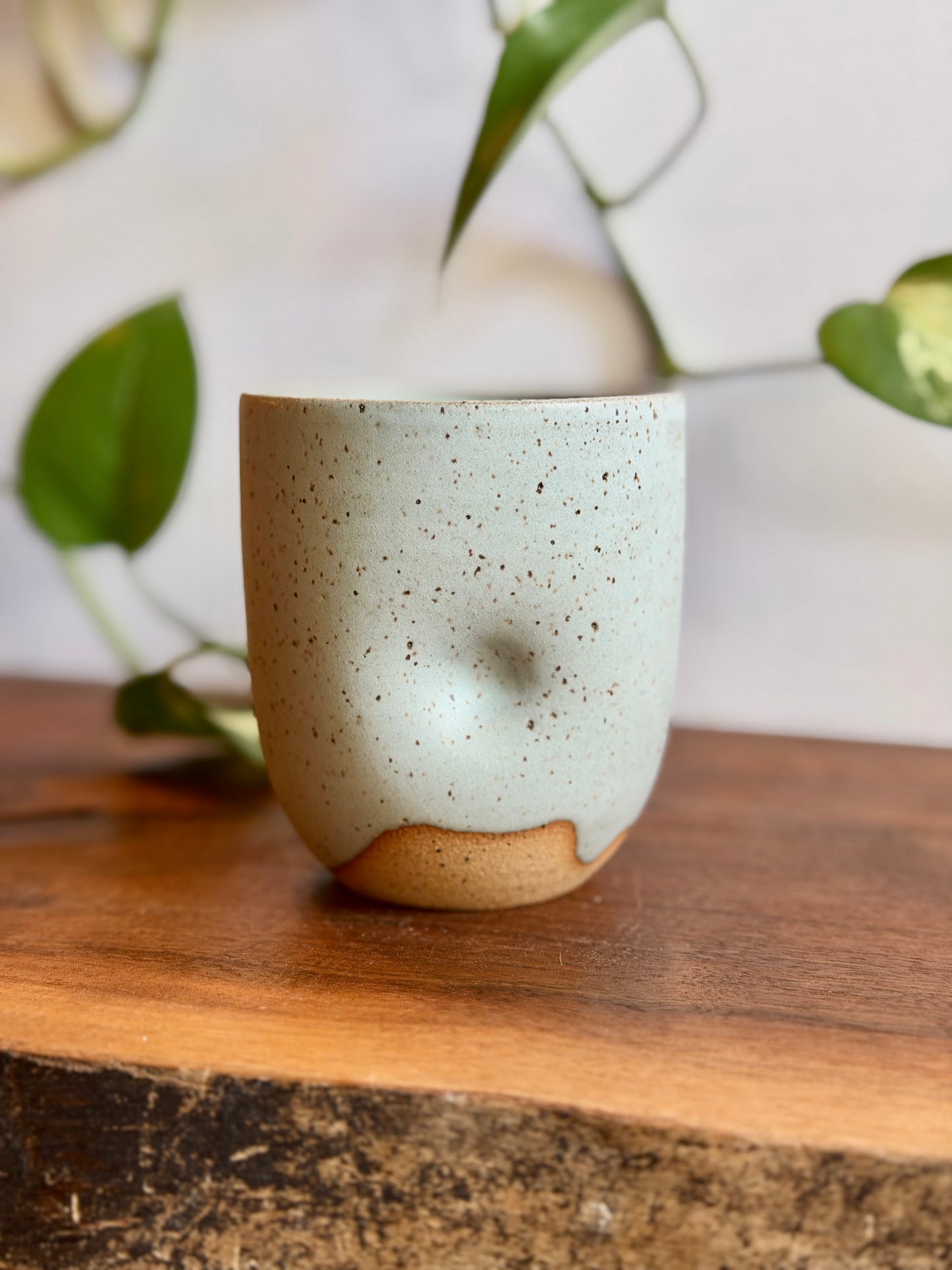 Matte Light Blue Ice Cream Tumbler