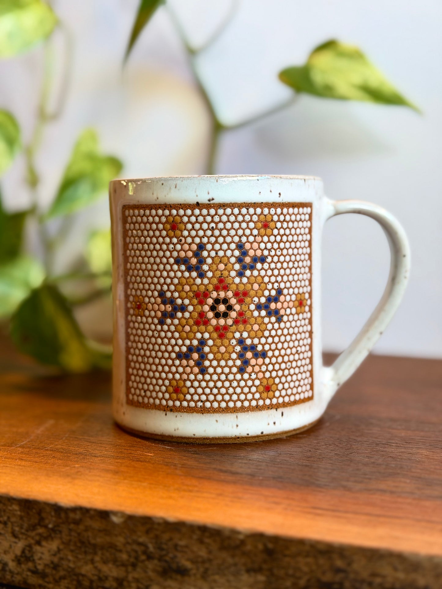 Right-Handed Glossy White Mosaic