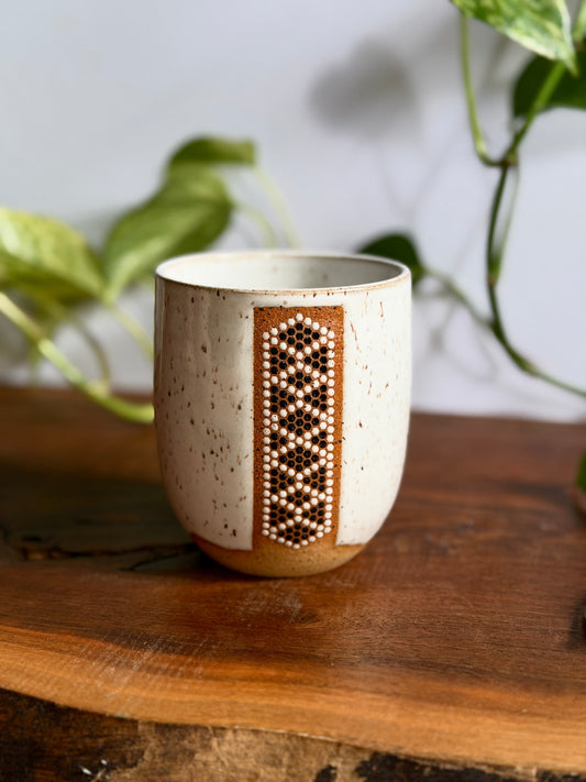 Glossy White Tumbler