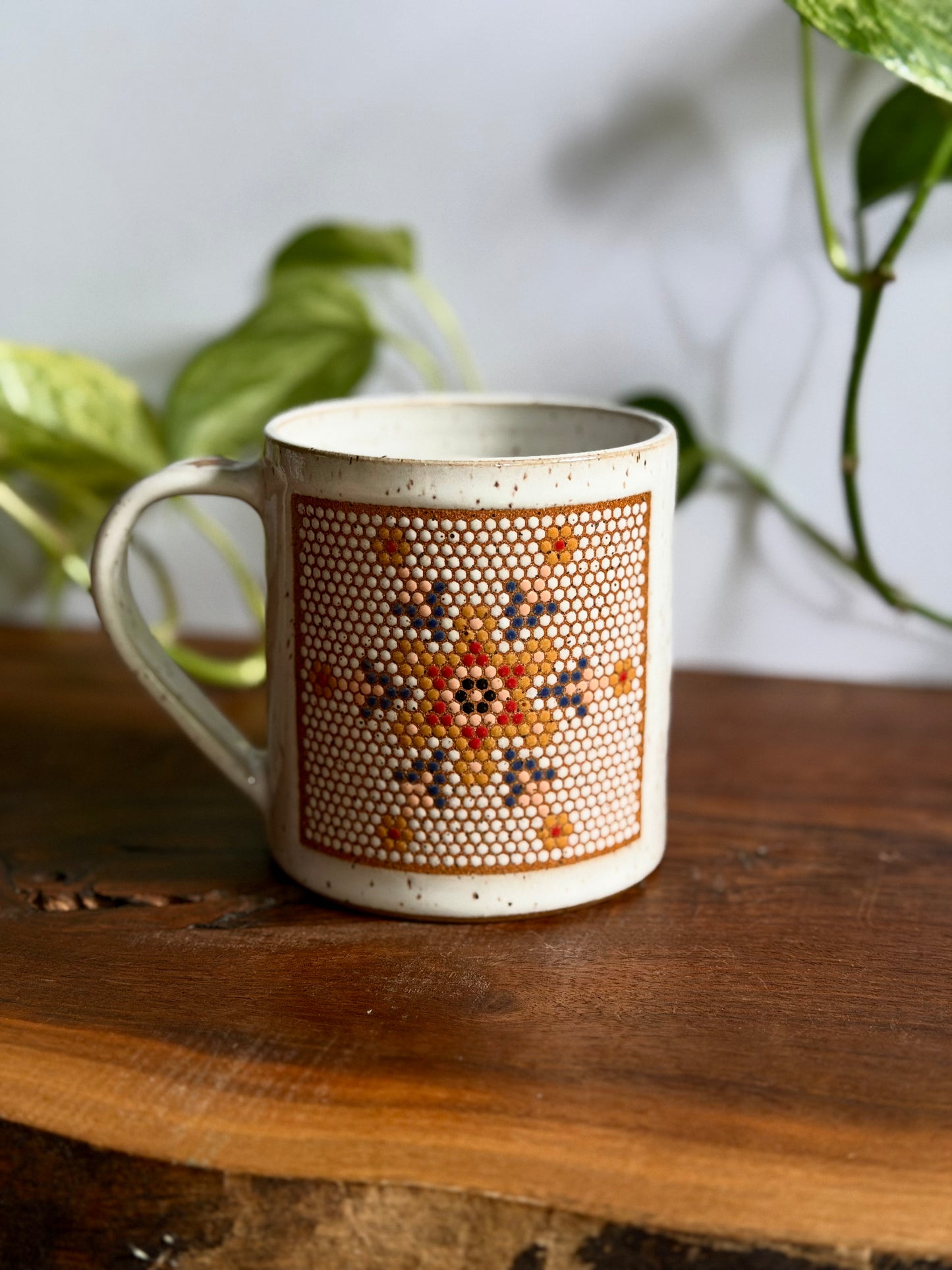Left-Handed Glossy White Mosaic