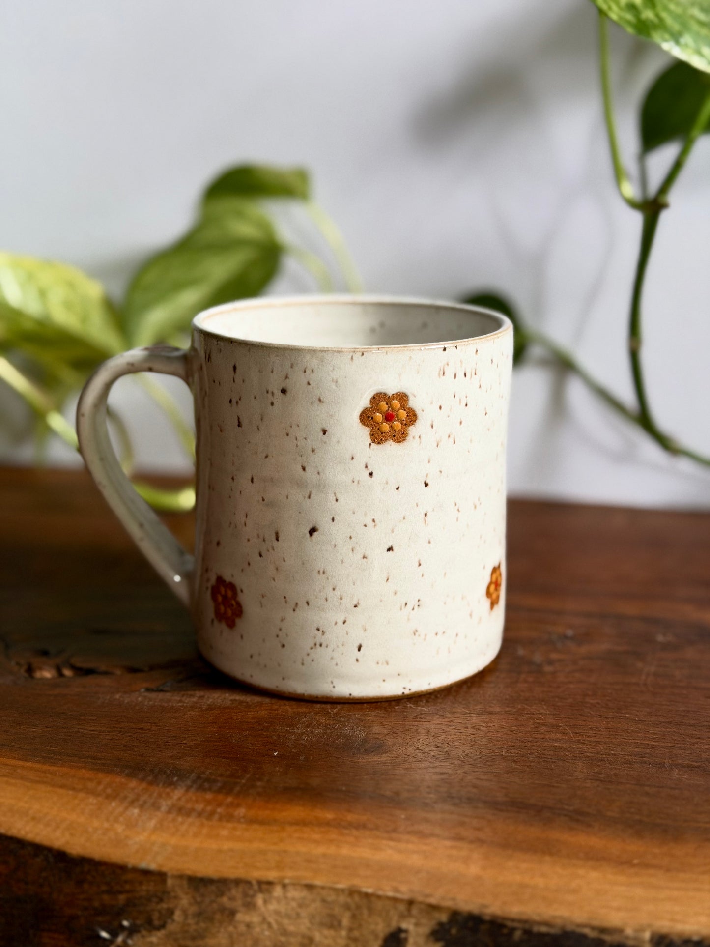 Right-Handed Glossy White Mosaic